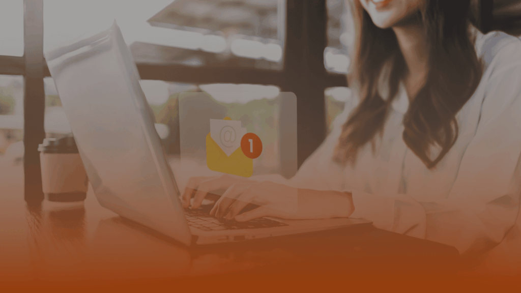 Whissel Strategies A person typing on a laptop with an email notification icon showing one new message; a coffee cup is in the background, capturing the daily workflow at Whissel Strategies, a leading Toronto Marketing Agency. Toronto Digital Marketing Agency